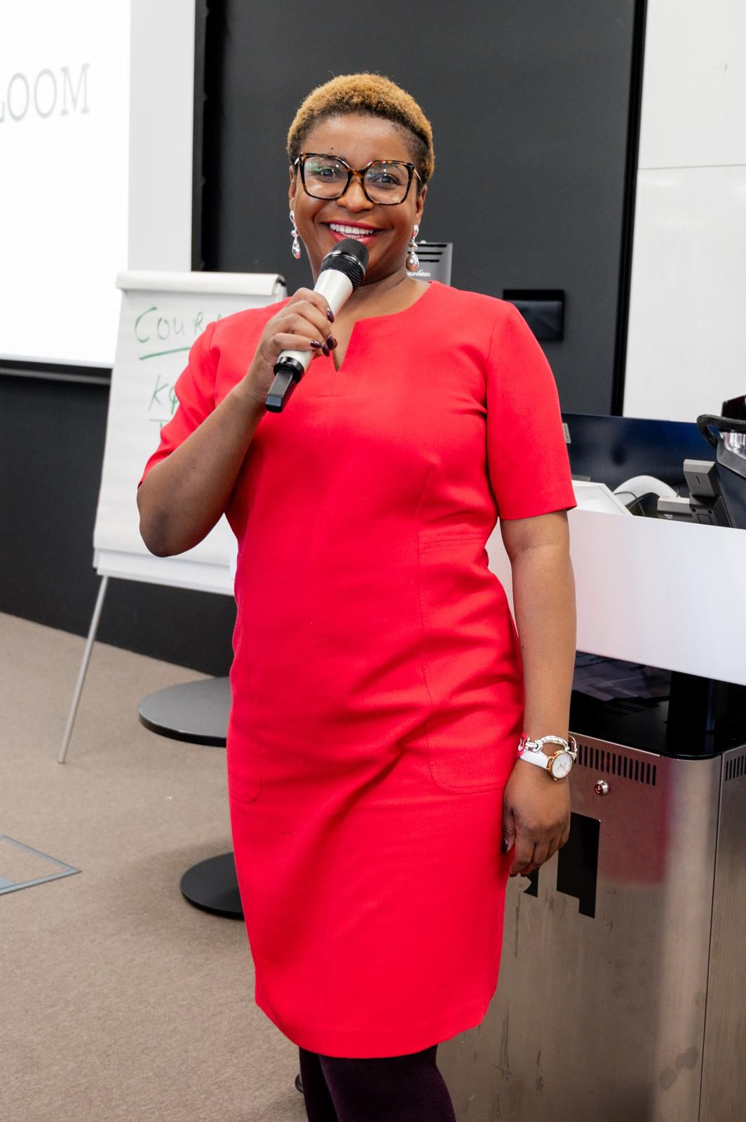 Chioma Fanawopo speaking